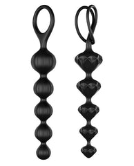 Satisfyer Love Beads Soft Silicone Beads - Set of 2 Black